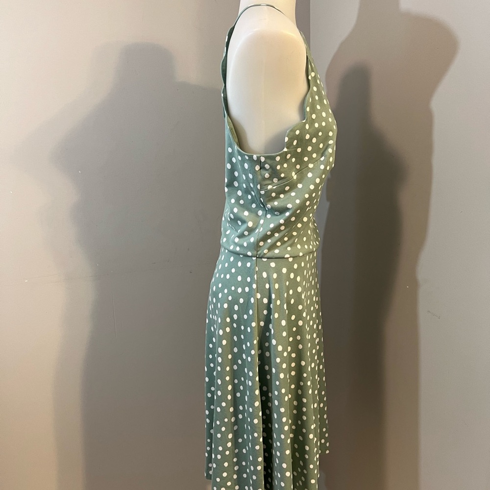 BCX Green Halter Sundress Sleeveless Mini - Picture 6 of 15
